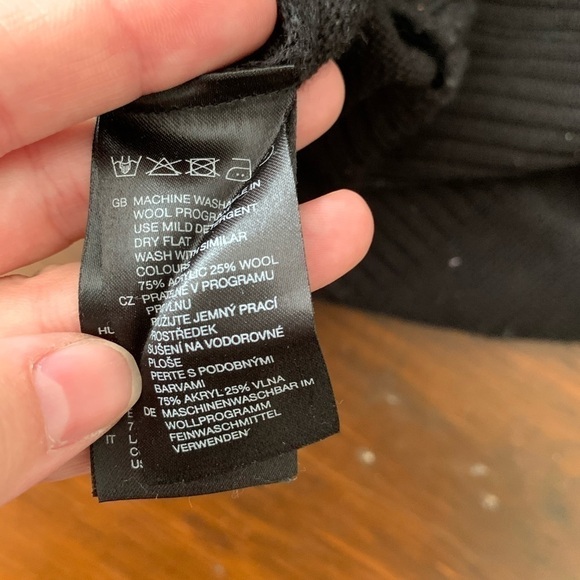 Black Turtleneck Sweater - Picture 4 of 5